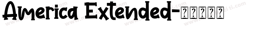 America Extended字体转换